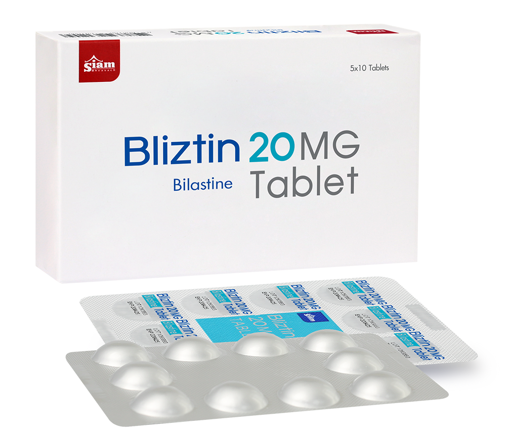 Bliztin 20 mg tablet Bilastine