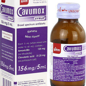 Cavumox syrup 156mg/5ml 60ml  Amoxicillin/Clavulanic acid