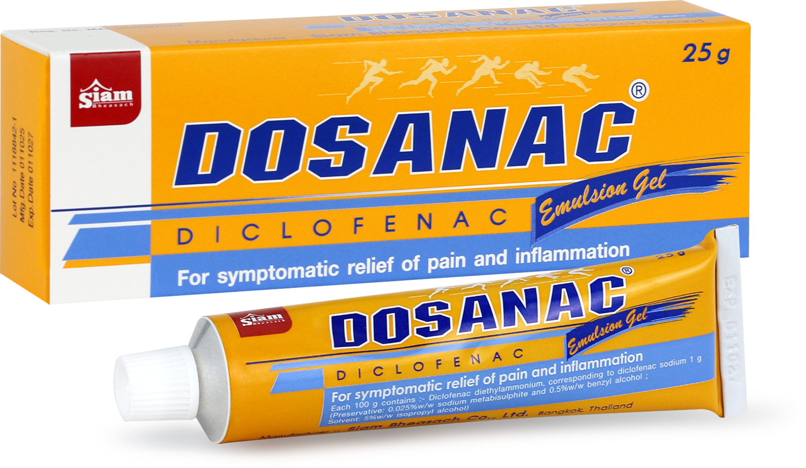 Dosanac emul. Gel 25g 1x25g Diclofenac