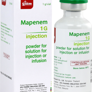 Mapenem injection 1g 1 vial  Meropenem