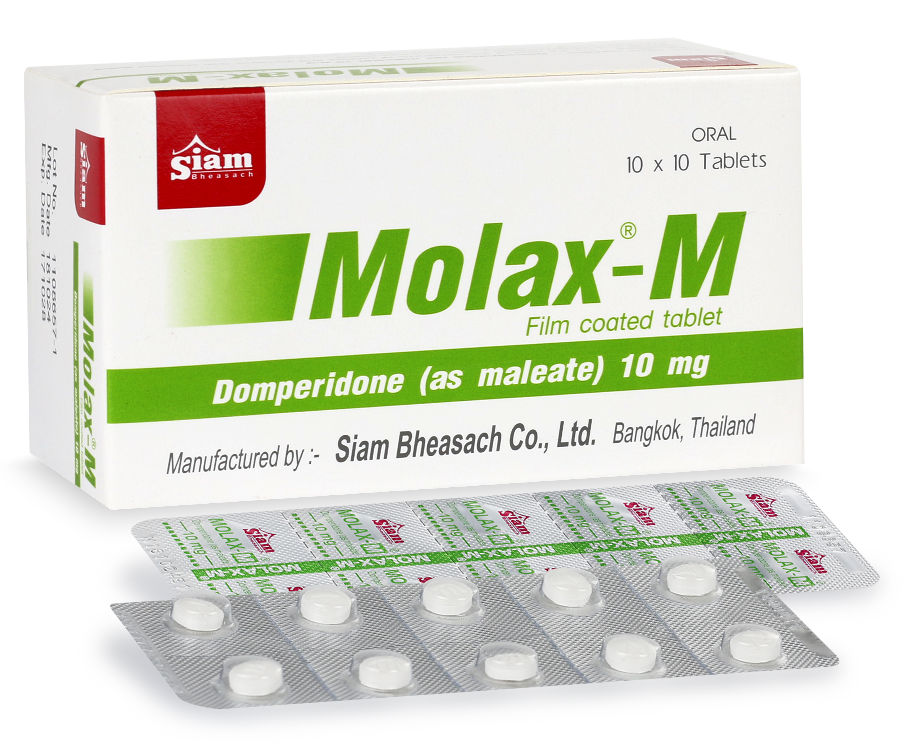 Molax-M Film Coated Tablet Domperidone