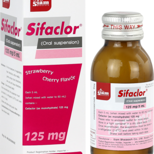 Sifaclor (oral sus) 125mg/5ml 60ml  Cefaclor