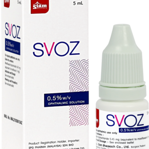 SVOZ (0.5%w/v Ophthalmic Solution) Moxifloxacin
